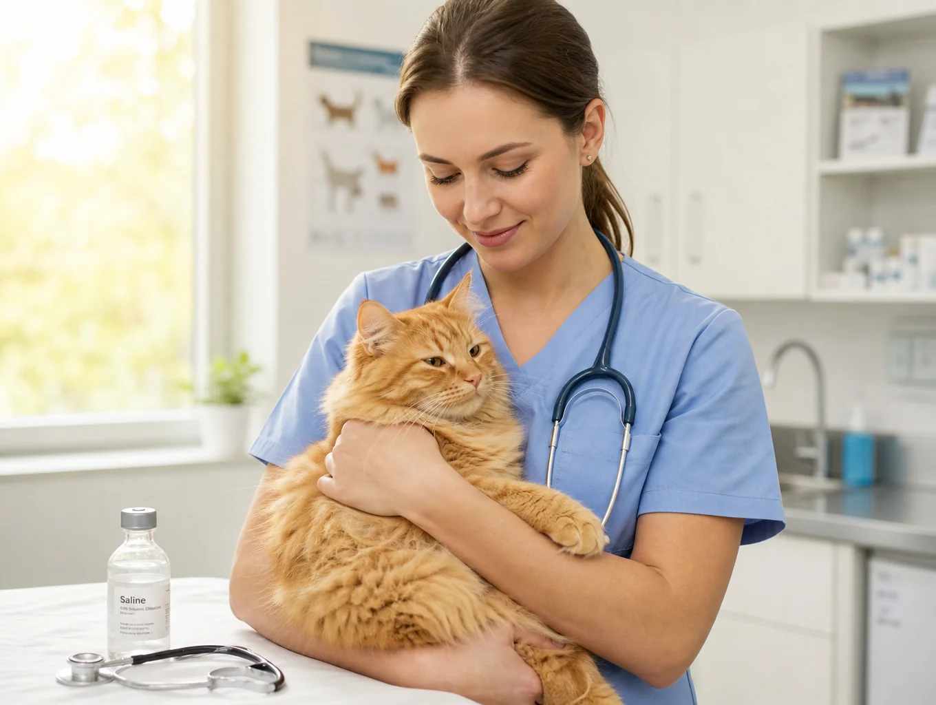 Veterinary team providing care at an Oregon Outback mobile spay and neuter clinic